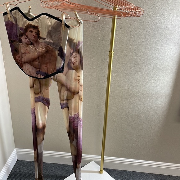 Alejandro Collection 2pc corset set. “Angelita Set” Size L. Leggings and corset. - Picture 5 of 5